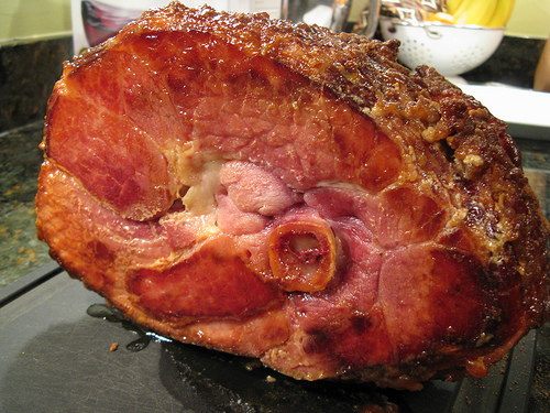 Ham Cooked in beer