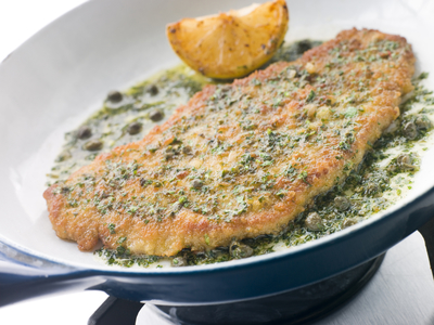 Cotoletta of Veal in a Frying Pan