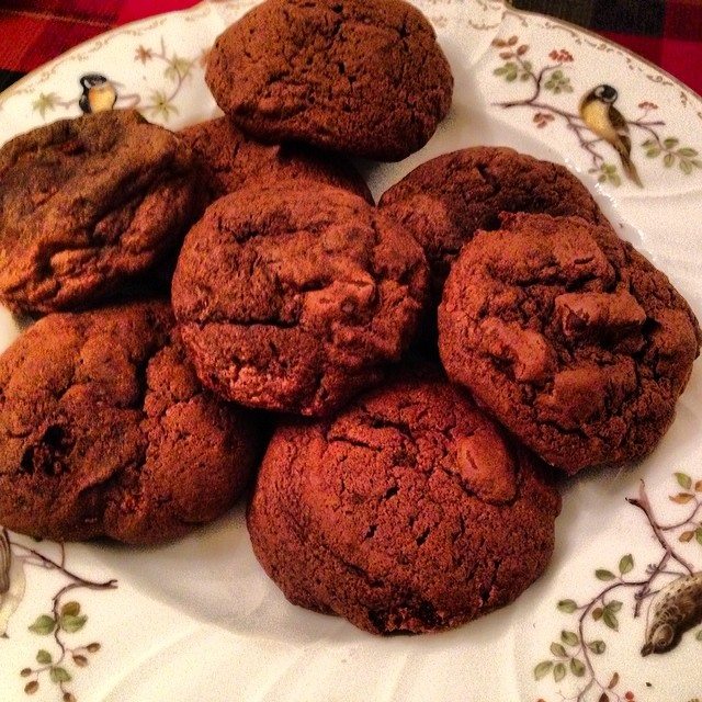 Double Dark Chocolate Cookies 2