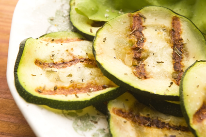 Grilled Zucchini With Rosemary & Feta