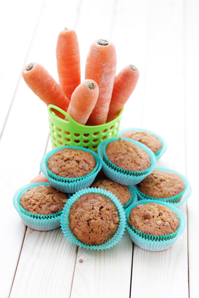 Carrot Oat Muffins