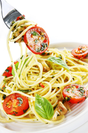 Basil And Tomato Spaghetti