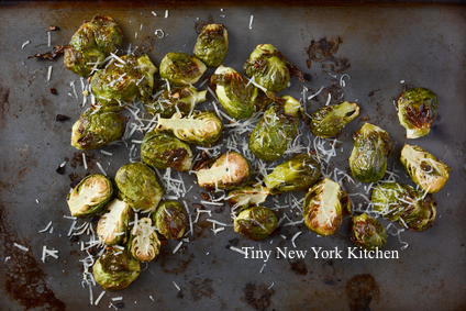 Roasted Brussels Sprouts With Parmesan Cheese