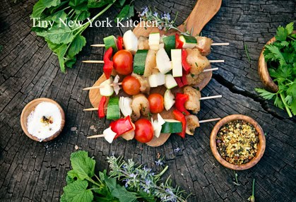 Chicken Skewers With Vegetables