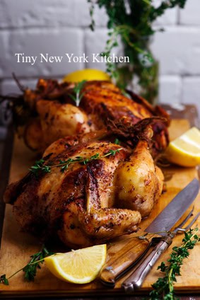 Lemon, Garlic & Herb Rubbed Whole Chicken