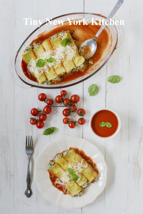 Cannelloni With Ricotta & Spinach
