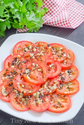 Garlic Tomatoes Garlic Tomatoes
