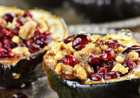 Acorn Squash With Cranberries
