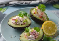 Avocados With Crab Salad Avocados With Crab Salad