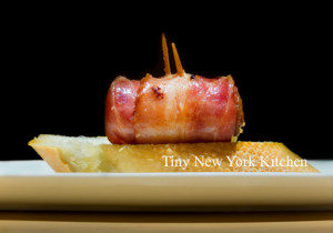 Bacon Wrapped Smoked Sausages