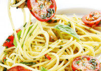 Basil And Tomato Spaghetti