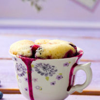 Blueberry Muffin Mug Cake