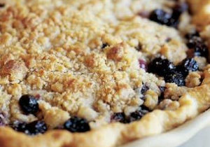 Blueberry Crumble Pie