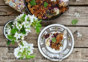 Independence Day Blueberry Crumble