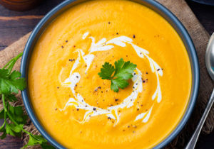 Butternut Squash & Red Lentil Soup