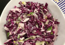 Cabbage & Spring Onion Salad With Greek Yogurt Dressing 1
