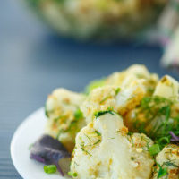 Cauliflower With Herbs & Bread Crumbs