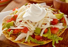 Tostadas de Pollo