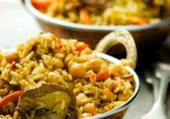 Chickpea & Mushroom Rice Pilaf Chickpea & Mushroom Rice Pilaf