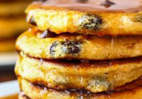 Chocolate Chip Sweet Potato Pancakes