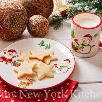 milk in a Christmas cup