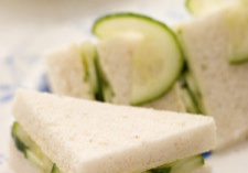 Tarragon Butter & Cucumber Tea Sandwiches