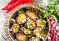 Italian Eggplant With Garlic