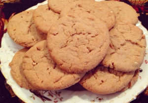 Flourless Peanut Butter Cookies