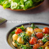 Gnocchi With Butternut Squash, Spinach & Tomatoes