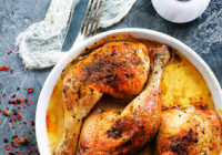 Garlic Roasted Chicken Legs