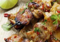 Lime Marinated Chicken Skewers