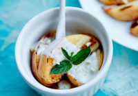 Grilled White Peaches Grilled White Peaches