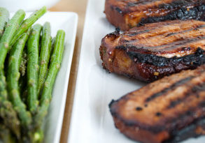Grilled Teriyaki Pork Chops