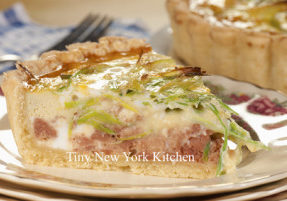 Ham & Leek Quiche