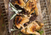 Herb Roasted Butterflied Chicken