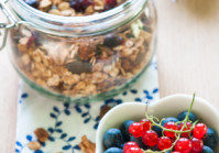 Homemade Blueberry Granola