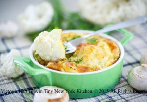 Individual Potato & Cauliflower Gratins