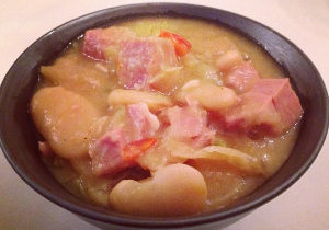 Lima Bean & Ham Soup