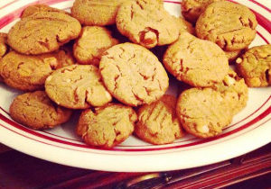 Macadamia Peanut Butter Cookies