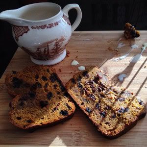Making Pumpkin Bread Eggnog French Toast This Morning