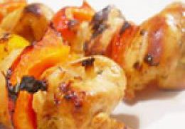 Mango Citrus Chicken Kabobs