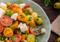 Fresh Herb Mediterranean Salad