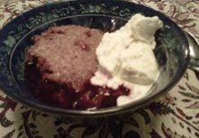 Mixed Berry & Sour Cherry Cobbler
