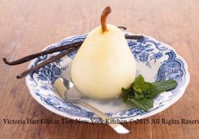 Moscato Poached Pears