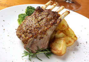 Parsley, Orange & Pecan Crusted Rack of Lamb