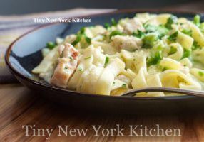 Lighter Pasta Alfredo