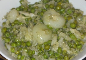 Peas & Cipollini Onions