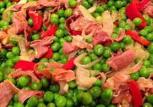 Peas With Prosciutto