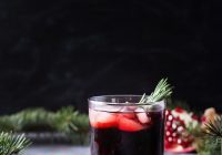 Pomegranate Christmas Cocktail