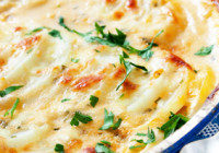 Potatoes Gratin With Bacon